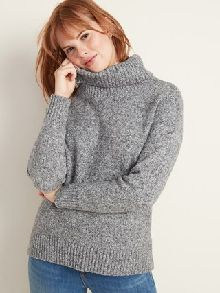 Slouchy Turtleneck Sweater for Women | Old Navy (US)
