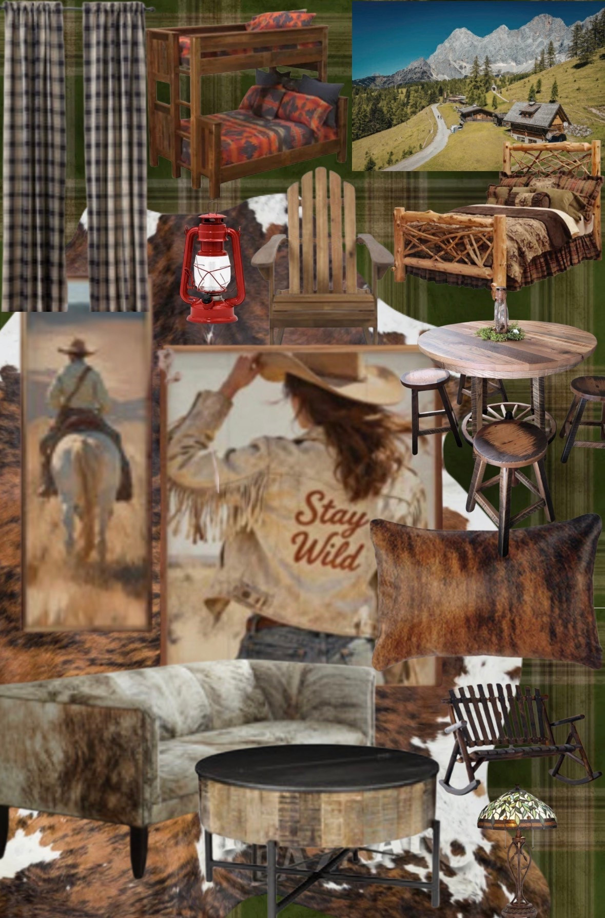 Western Cabin Mood Board | Rustic Ranch Drcor Yellowstone Inspired Cozy Lodge Style

#LTKTravel #LTKMens #LTKHome