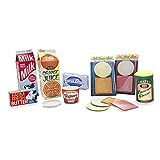 Melissa & Doug Fridge Groceries Play Food Cartons (8 pieces) - Pretend Food, Wooden Toy Groceries... | Amazon (US)