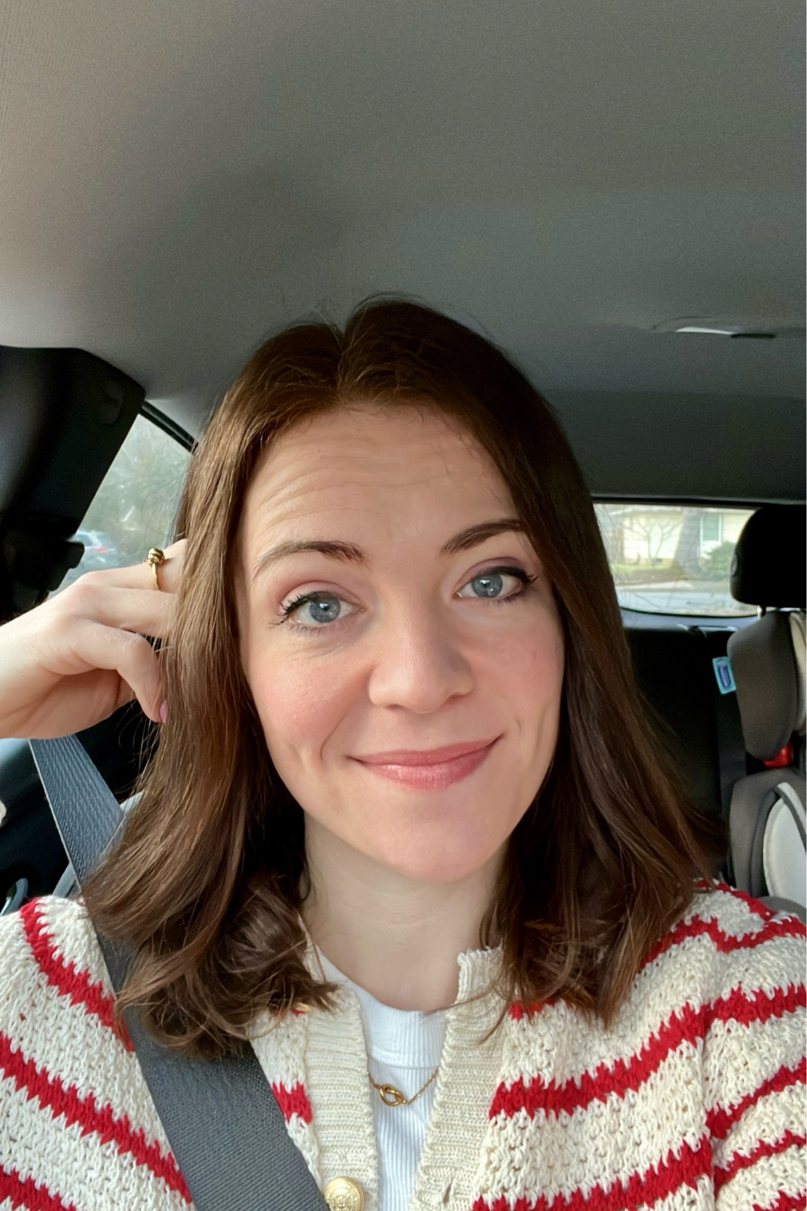 Celebrating fool’s spring by wearing cotton and stripes instead of cashmere today. Also linking my favorite ribbed cotton crewneck tee and my everyday gold vermeil necklace I layer.

#LTKFindsUnder50