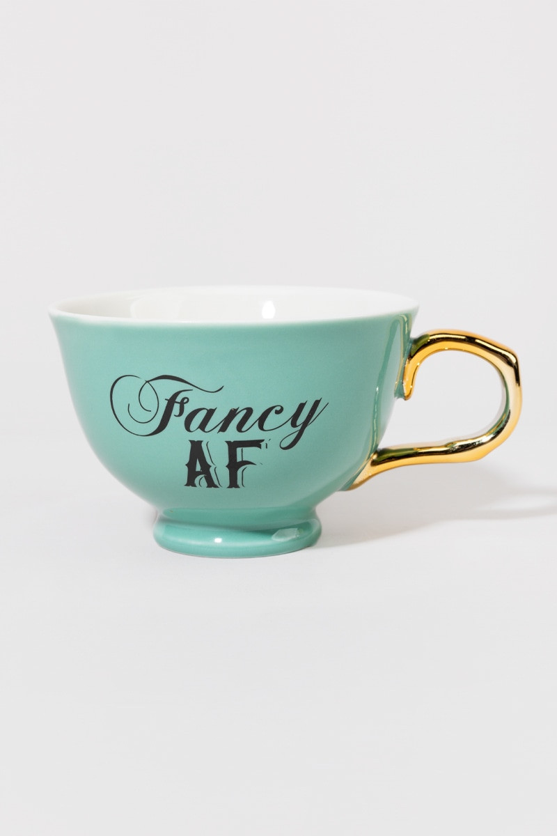 Porcelain Fancy AF Oversized Tea Cup | Francesca's