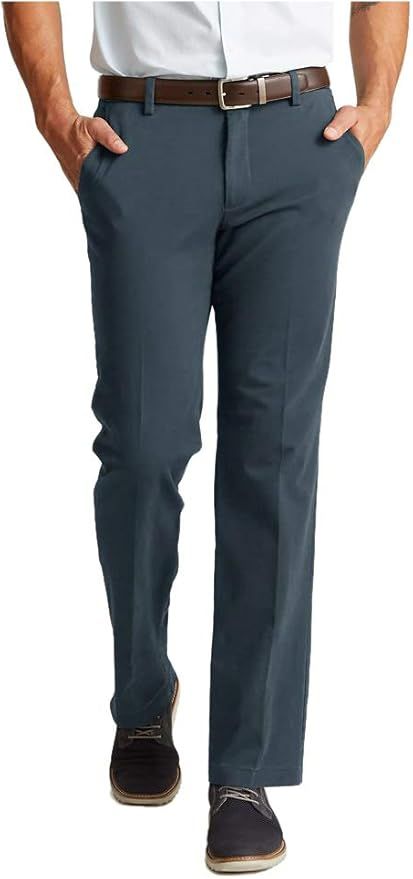 Dockers Men's Straight Fit Workday Khaki Smart 360 Flex Pants | Amazon (US)