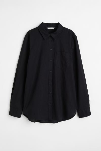 Linen-blend Shirt | H&M (US)