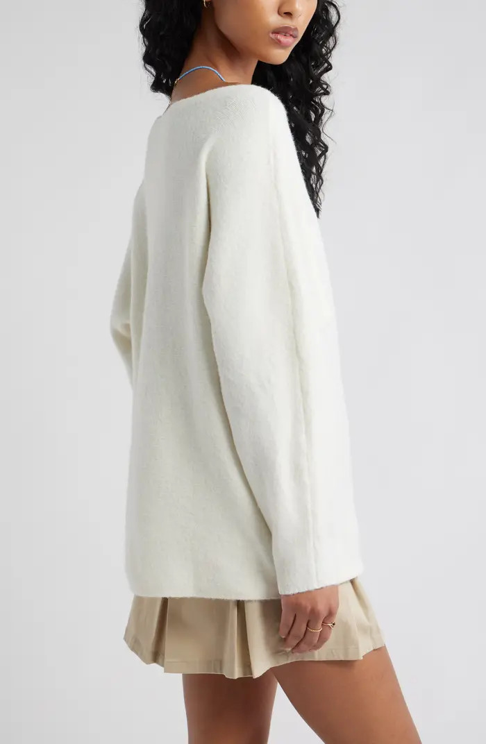 BP. Lofty Boat Neck Oversize Sweater | Nordstrom | Nordstrom