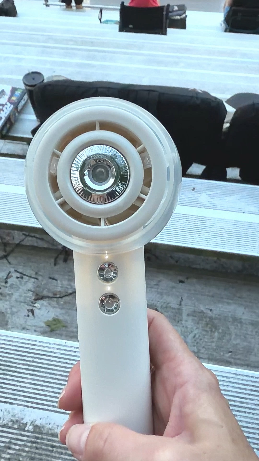 I’m not even kidding, this is the BEST handheld fan I’ve ever owned. I might be an expert on this. My classroom reaches 90 degrees and I spend hours sitting in stadiums as a sports mom. You add water to the top of the fan and it serves as a mister too. I’m so impressed with how cold it gets and how long the charge lasts! 
#sportsmom #teacherlife #fan

#LTKmomlife #LTKSeasonal #LTKActive