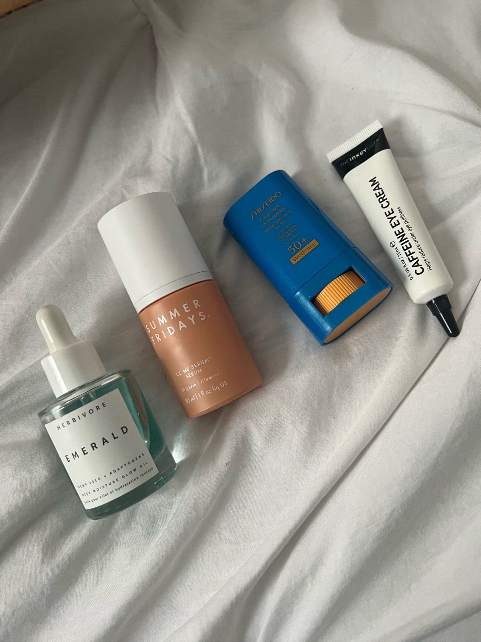 Skincare recs! 
Summer Fridays cc serum 
Herbivore Emerald CBD oil
Shiseido Sunscreen
The Inkey List eye cream 

#LTKCyberweek #LTKSeasonal #LTKbeauty