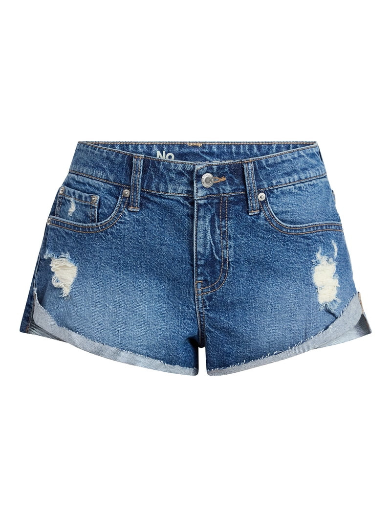No Boundaries Low Rise Slouchy Shorts, Women's 00-20 | Walmart (US)