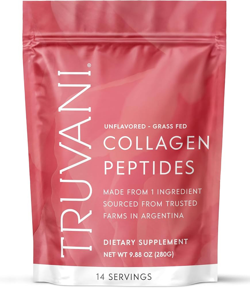 Truvani Hydrolyzed Collagen Peptides | Unflavored | 14 Servings | Amazon (US)