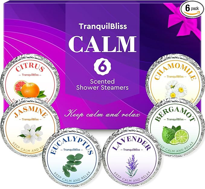 Shower Steamers, Shower Bombs with Natural Fragrance, Self Care& Relaxation, Mother's Day, Christ... | Amazon (US)