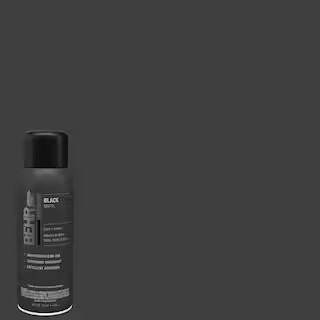 BEHR PREMIUM 12 oz. Black Matte Interior/Exterior Spray Paint and Primer in One Aerosol B002144 -... | The Home Depot