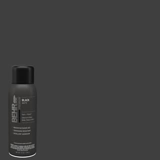 12 oz. Black Matte Interior/Exterior Spray Paint and Primer in One Aerosol | The Home Depot