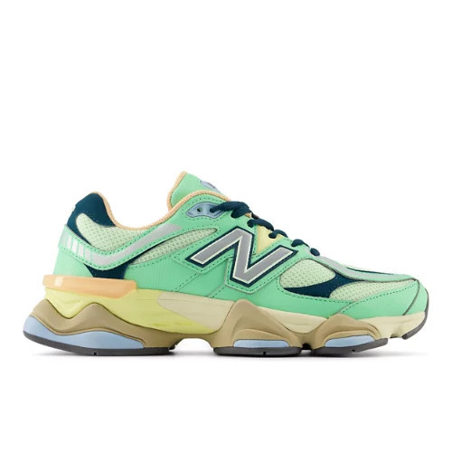 New Balance Unisex 9060 Sneakers - Green/Blue/Grey (Size 6.5) | New Balance Athletics, Inc.