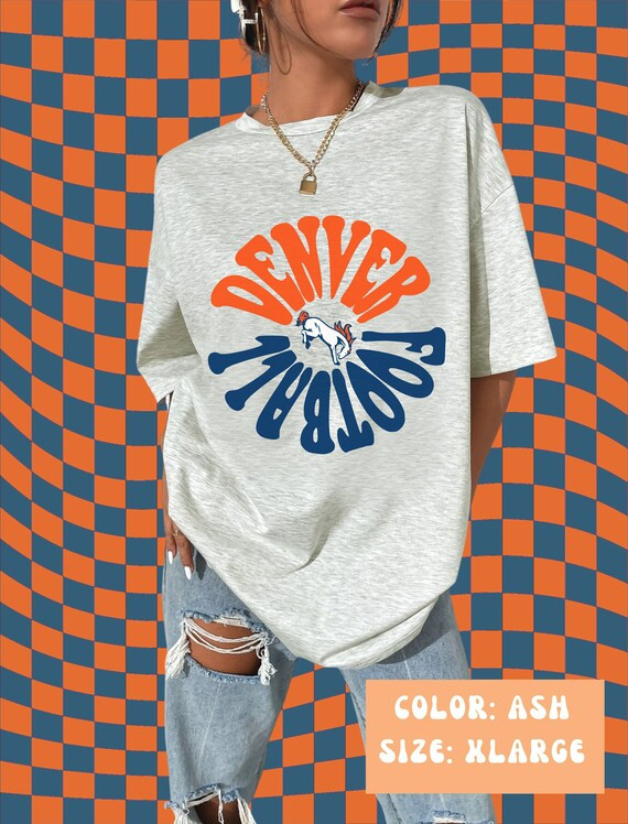 Retro Denver Broncos Tee  Vintage Colorado Football Style - Etsy | Etsy (US)