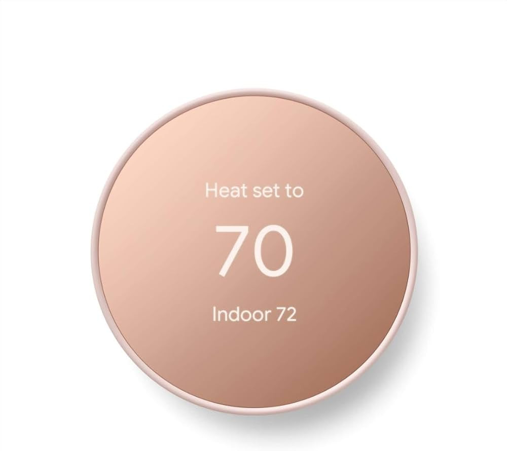 Google Nest Thermostat - Smart Thermostat for Home - Programmable Wifi Thermostat - Sand | Amazon (US)