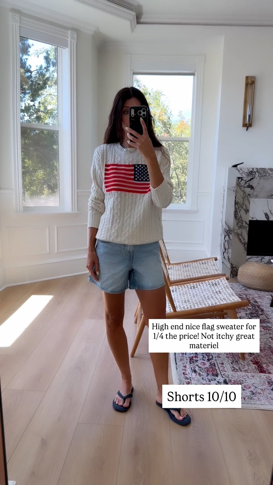 This is perfect for the Fourth of July! I have the size small and sweater. It runs pretty true to size and 25 in shorts!

#LTKootd #LTKSeasonal #LTKgrwm