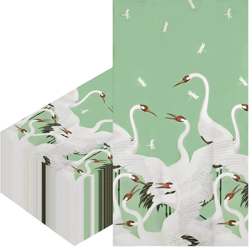 Stxy's Bird Napkins Paper Guest Towels for Bathroom Decorative Green Birds (45ct) Disposable Hand... | Amazon (US)