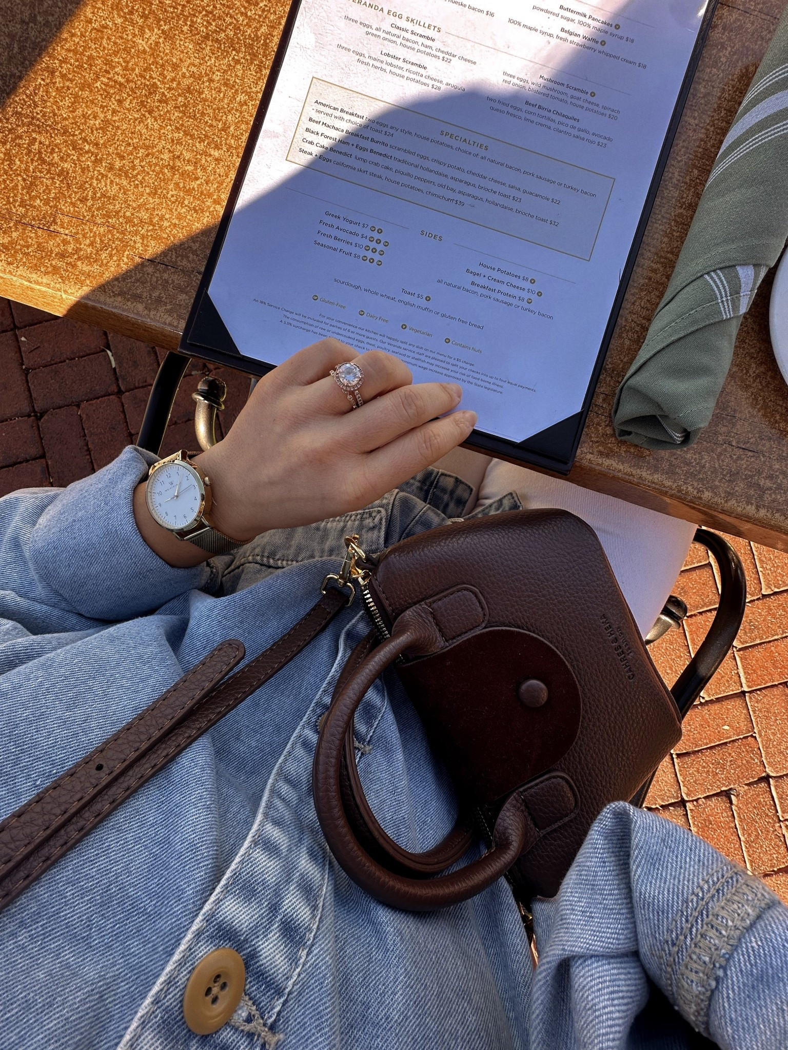 Shacket in L, size up 
Purse looks high end 
Jean in S, size down 
Shoes TTS

#LTKootd #LTKdayinmylife