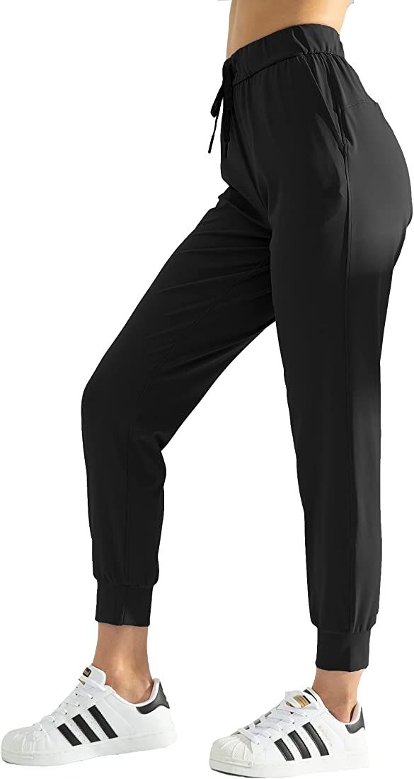 Women's Joggers Pants Drawstring Running Sweatpants with Pockets Lounge Wear | Amazon (US)