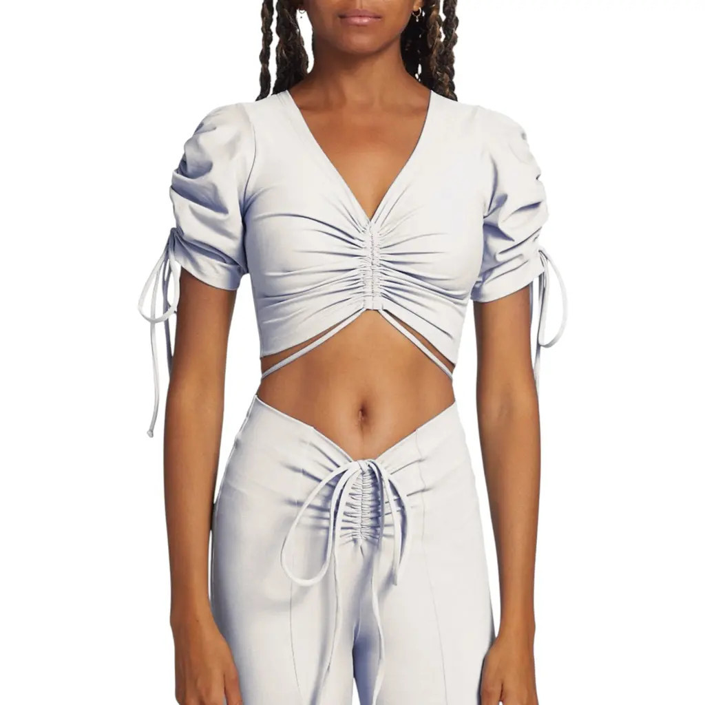 Port De Bras Vero Top in Chantilly at Nordstrom, Size Large | Nordstrom