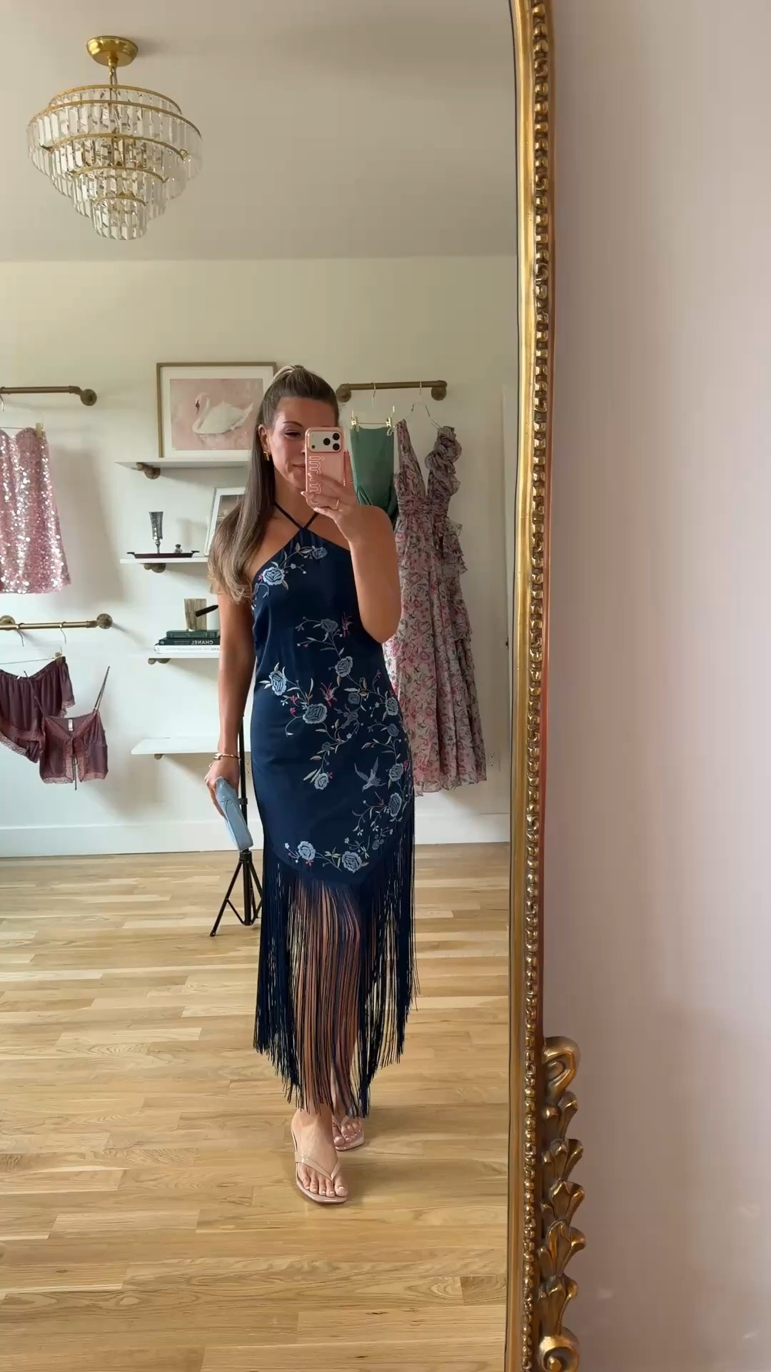 navy floral embroidery halter with fringe hem summer wedding guest summer event dress 💍

I’m 5’4” and wearing my normal size 2/small 

electric picks: emerson20

summer wedding guest dresses, wedding guest dresses, cocktail dresses, semi-formal dresses, black tie wedding guest dresses, destination wedding guest dresses, garden party dresses, wedding guest outfit ideas

#LTKgrwm #LTKSeasonal #LTKWedding