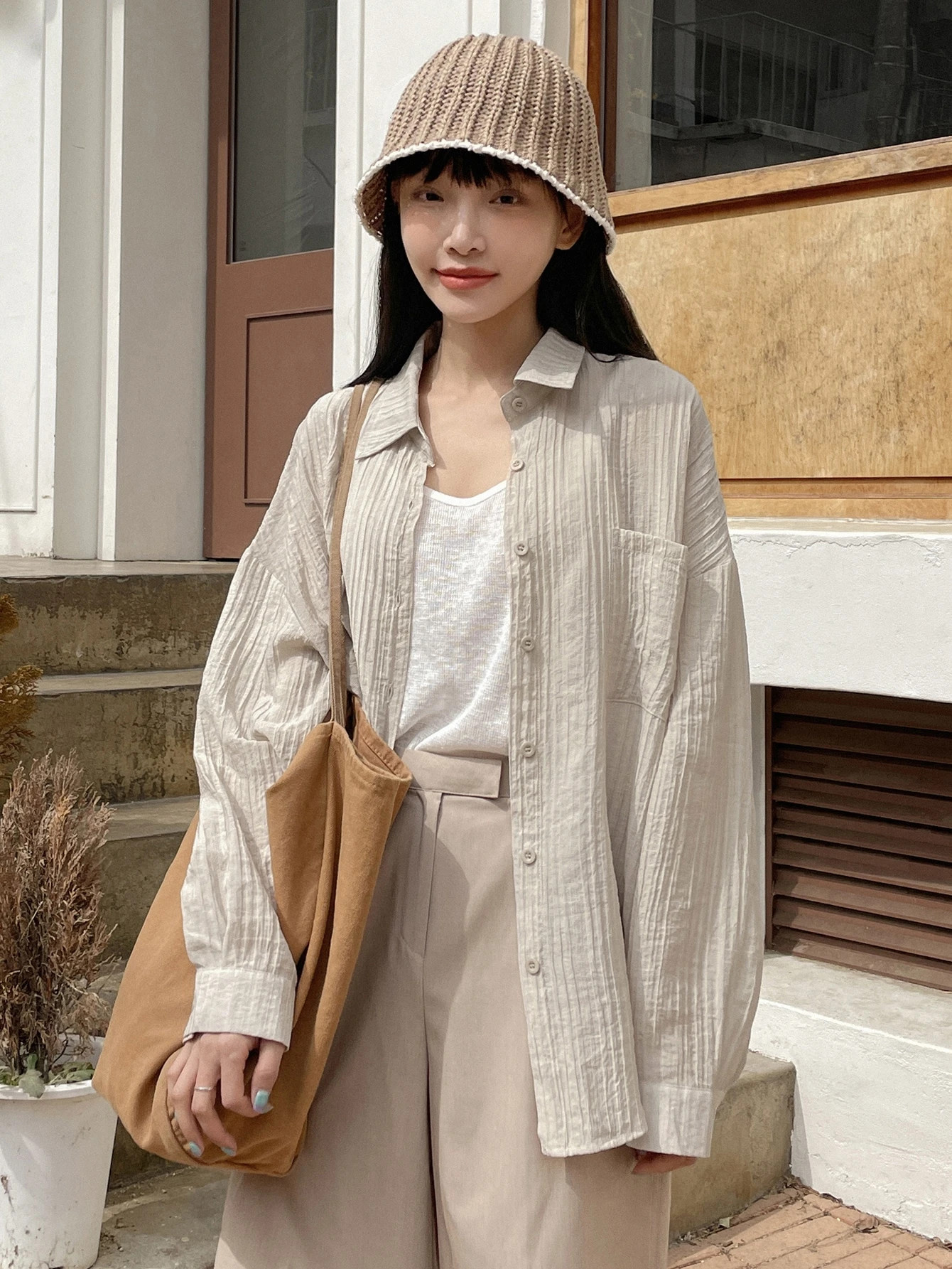 DAZY Patched Pocket Drop Shoulder Shirt
   SKU: sw2202161932389899      
          (69 Reviews)
 ... | SHEIN