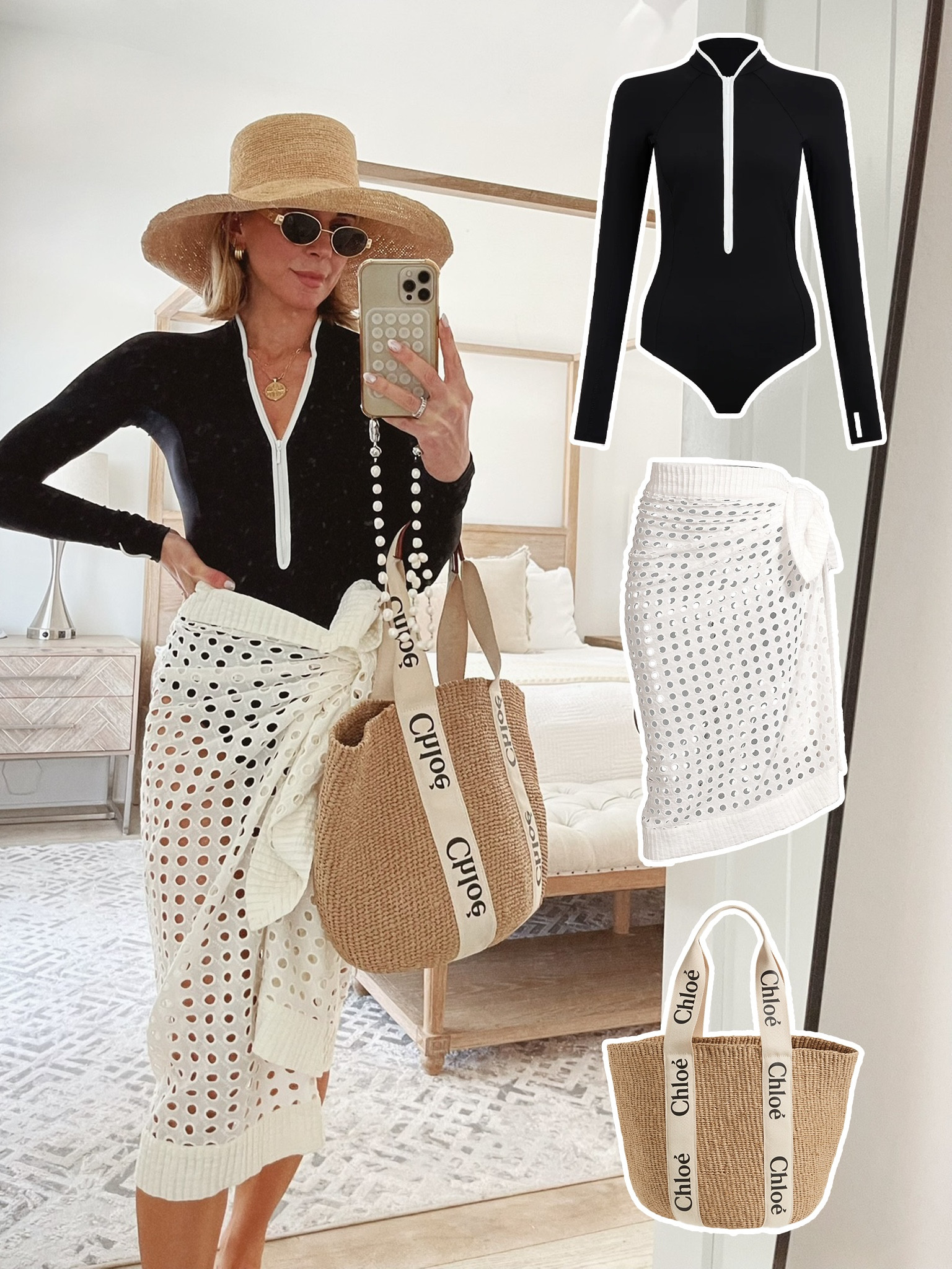 An easy and chic beach outfit. 

#LTKSwim #LTKSeasonal