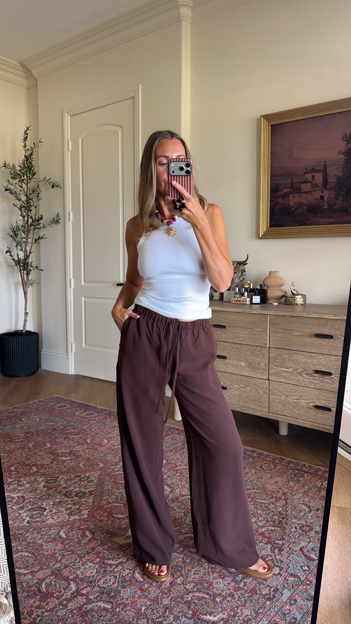 Size XS in the top and pants

#LTKSeasonal #LTKootd #LTKgrwm
