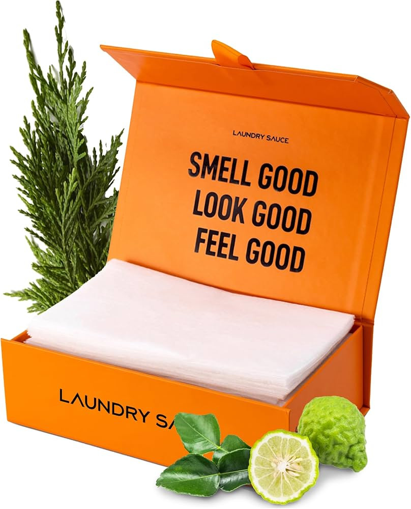 Laundry Sauce Italian Bergamot Dryer Sheets - 89 Count | Fresh Citrus Fragrance, Anti-Static & Fa... | Amazon (US)