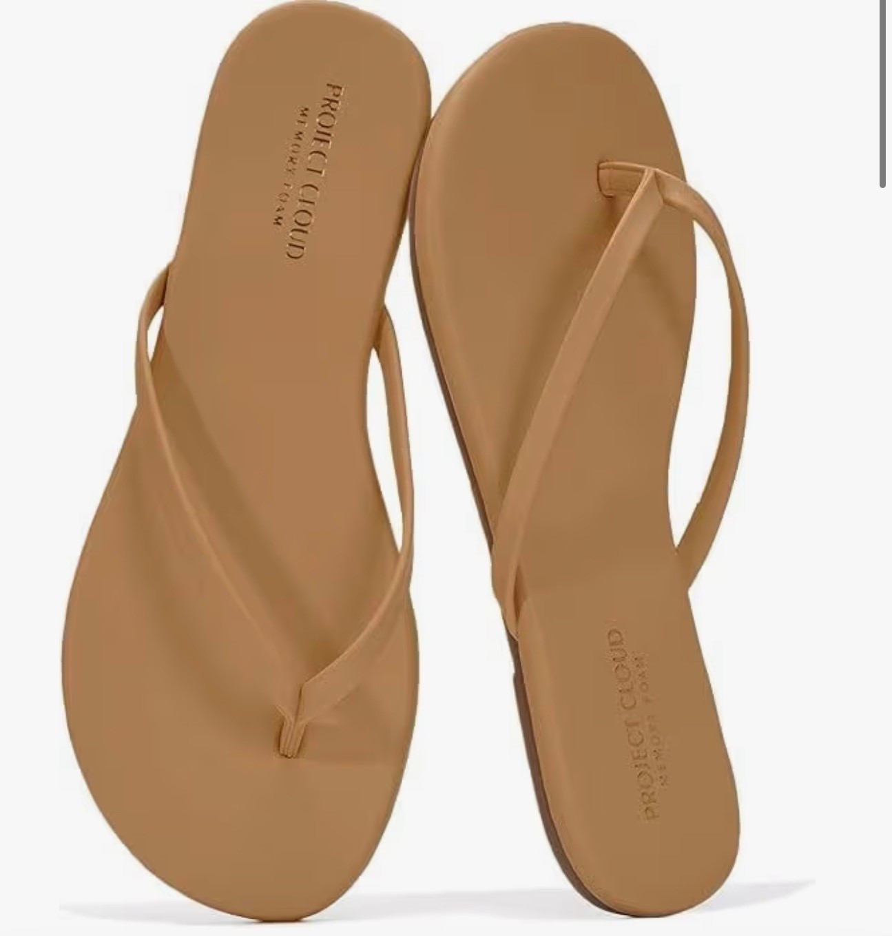 Project Cloud Flip Flops for Women Footwear- Lightweight and Memory Foam Insole Sandals for Women 2026 - Durable Non-Slip Beach Essentials Flats for Women Sandals (Foundations)

#LTKgrwm #LTKmomlife #LTKdayinmylife