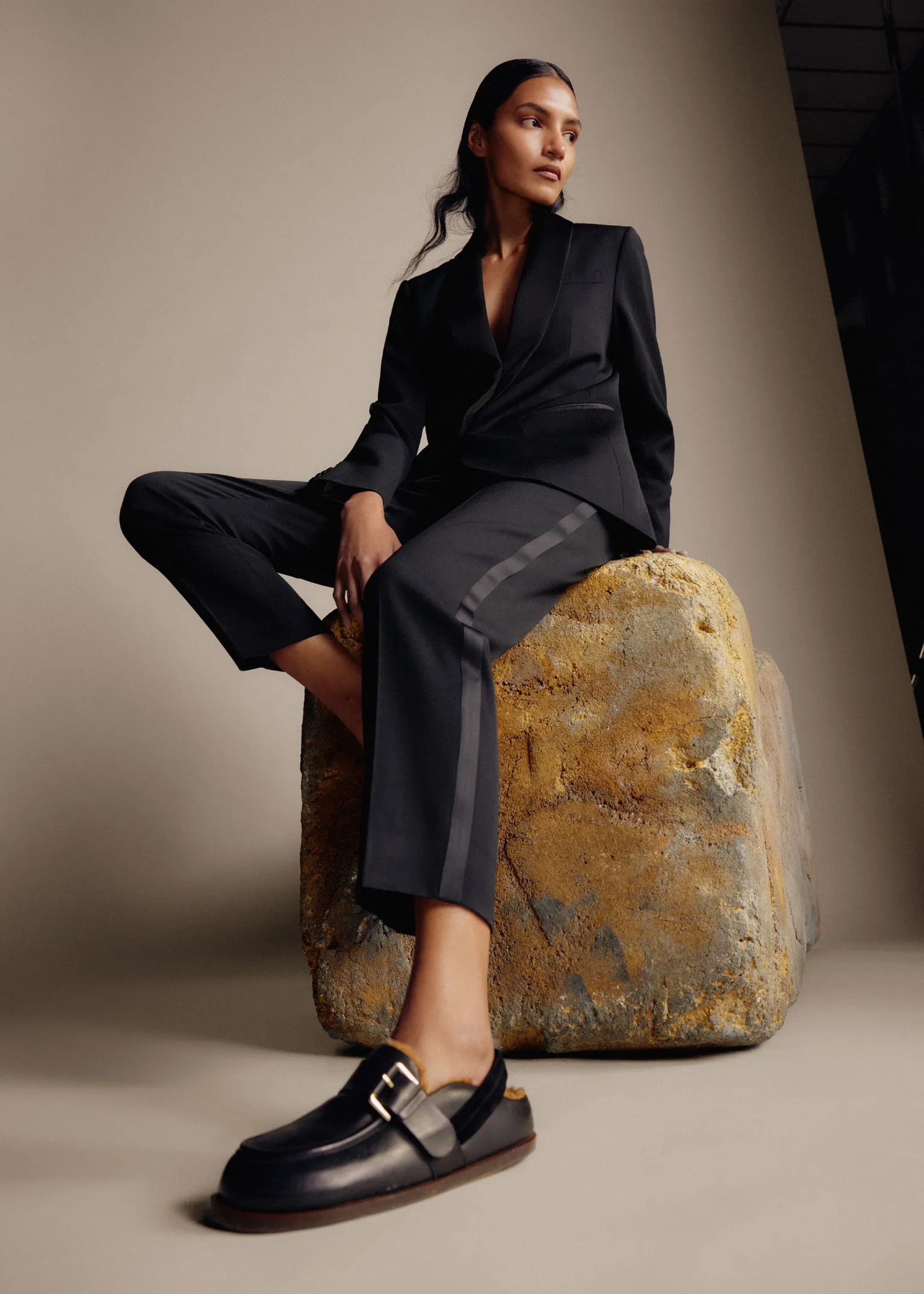 Slim Crop Forever Tux Pant | ME+EM US