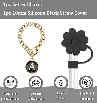 Stanley Cup Accessories, 1pc Flower Stanley Straw Cover Silicone Straw Topper for Stanley 30&40 o... | Amazon (US)