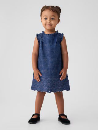 Gap × DÔEN Baby Eyelet Denim Dress | Gap (US)