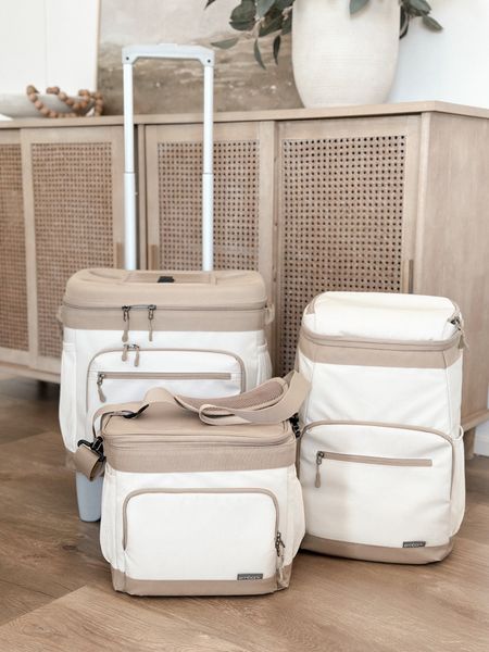 Target cream and tan coolers. We use these all baseball season. Love the one that’s on wheels! My husband likes the backpack cooler. Great for the beach or on the boat. 

#LTKHome #LTKSeasonal