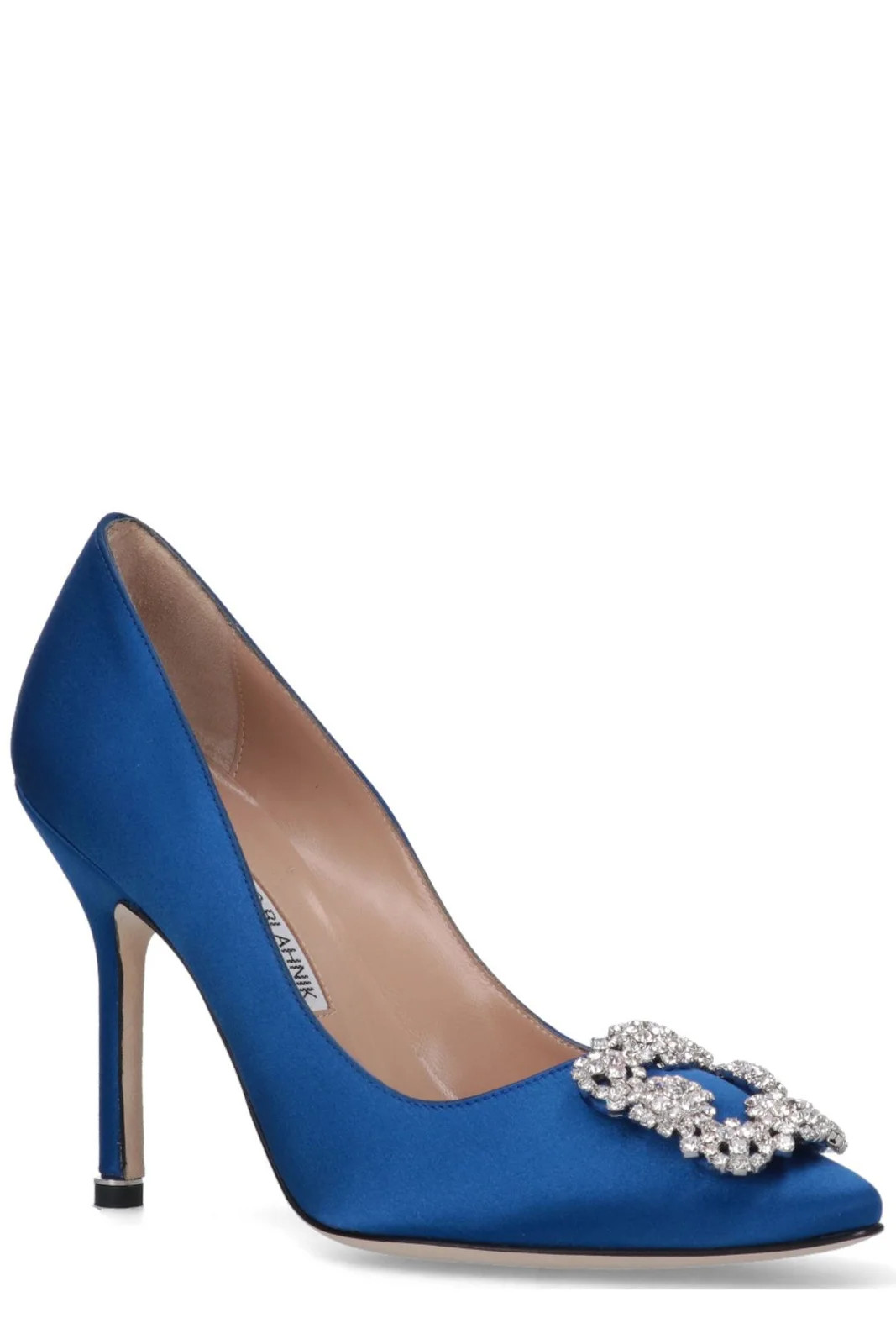 Manolo Blahnik Hangisi Embellished Buckle Pumps | Cettire Global