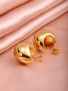 Minimalist Cuff Hoop Earrings SKU: sj2212135042074105(15 Reviews)$4.10$4.50-9%S3 ExclusiveThe pro... | SHEIN