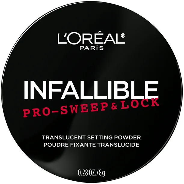 L'Oreal Paris Infallible Pro Sweep & Lock Loose Setting Powder, Translucent, 0.28 oz - Walmart.co... | Walmart (US)
