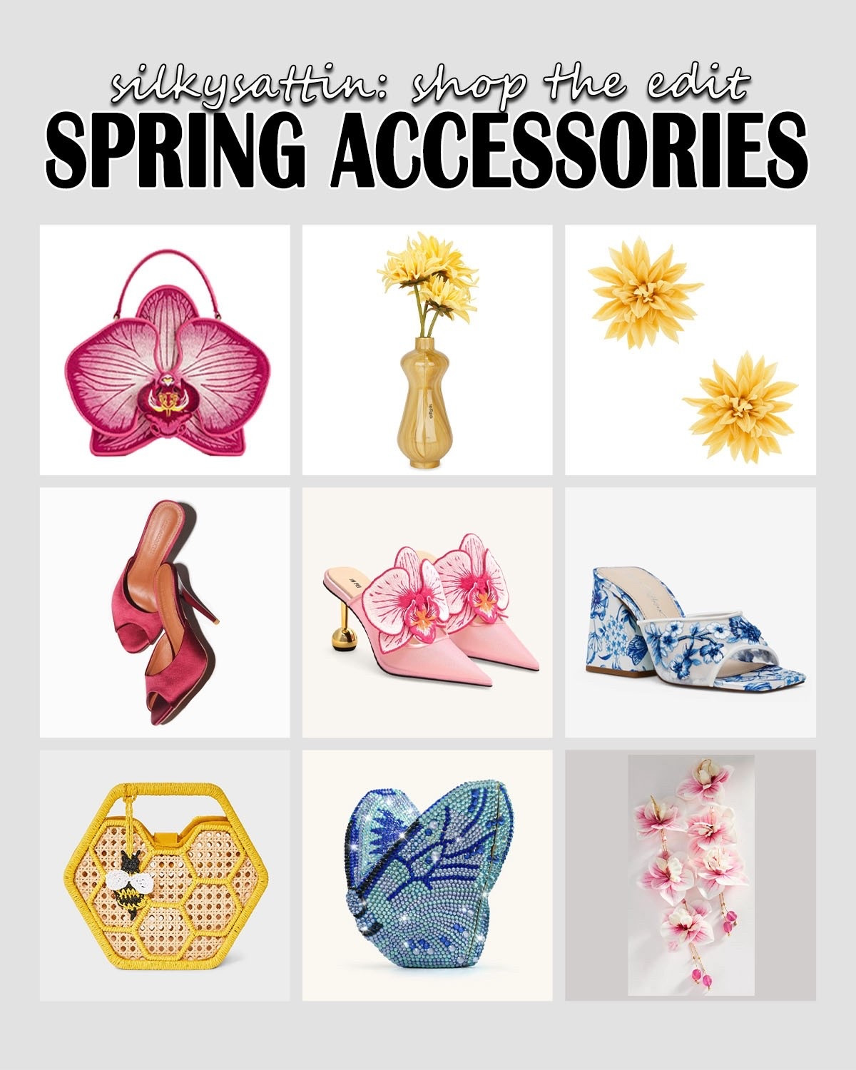Shop the Edit: Spring Accessories

floral shoes and accessories, pastel shoes and accessories, easter outfit, spring outfit, brunch outfit, girls night outfit, date night outfit, wedding guest outfit, casual, formal, ootd, ootn, women’s fashion #floralshoes #floralaccessories #pastelshoes #pastelaccessories #easteroutfit #springoutfit #brunchoutfit #datenightoutfit #girlsnightoutfit #weddingguestoutfit #casual #formal #ootd #ootn #women #fashion

#LTKSeasonal #LTKootd #LTKSaleAlert