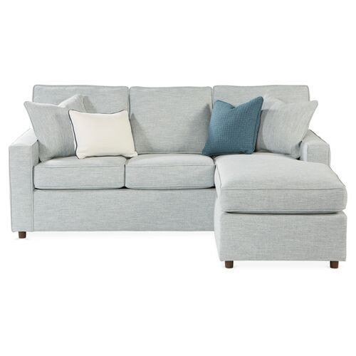 Monaco Sectional - Ice Blue - Gray | One Kings Lane