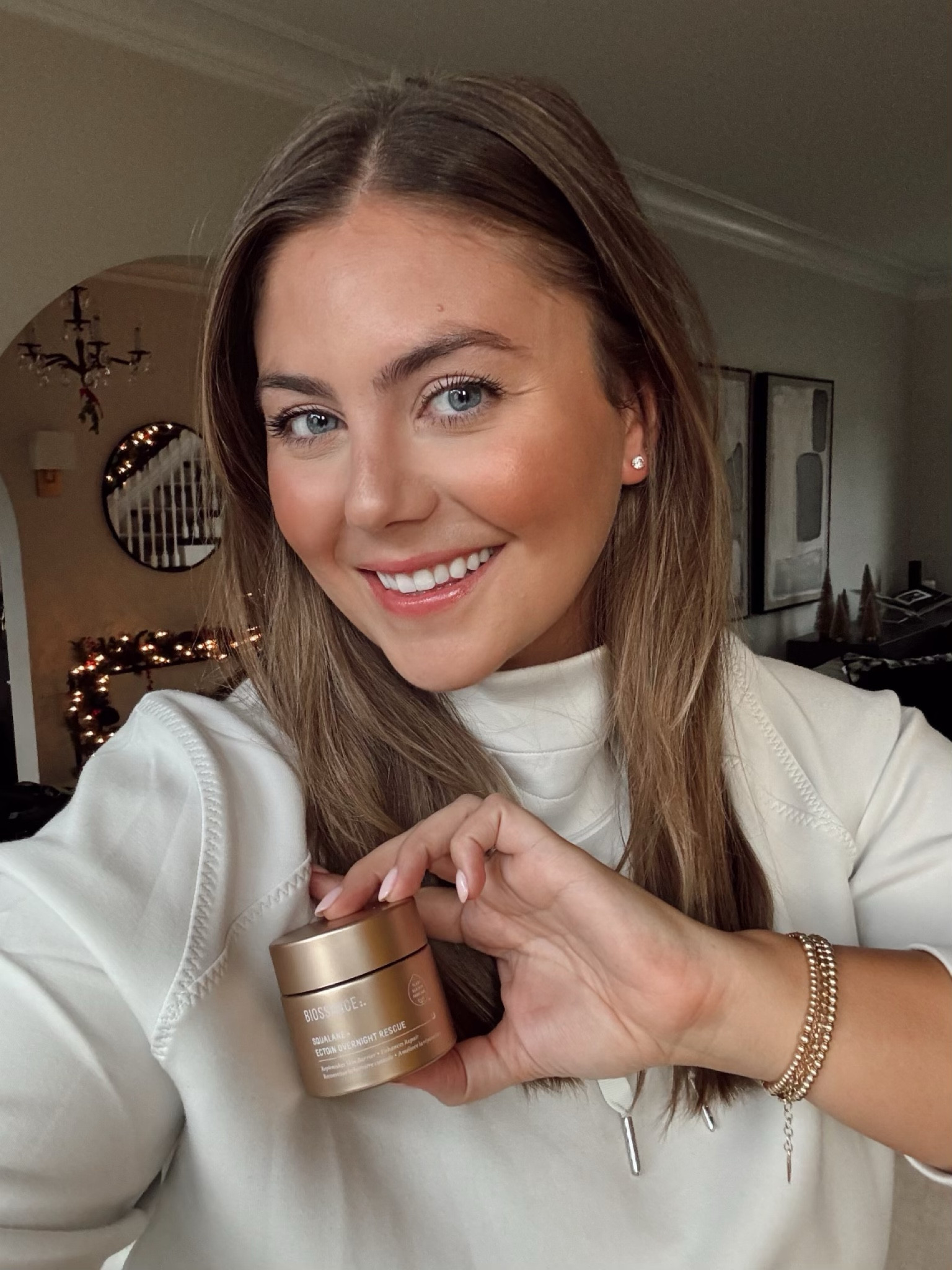 Loving this restorative night cream I’ve worked into my bedtime skincare routine! Wearing size XL in top. Use code CARALYN10 when shopping Spanx. 

#LTKHoliday #LTKbeauty #LTKplussize