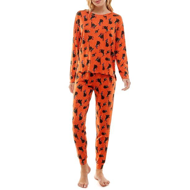 Way To Celebrate Women's Halloween Pajama Set, Sizes XS to 3X | Walmart (US)