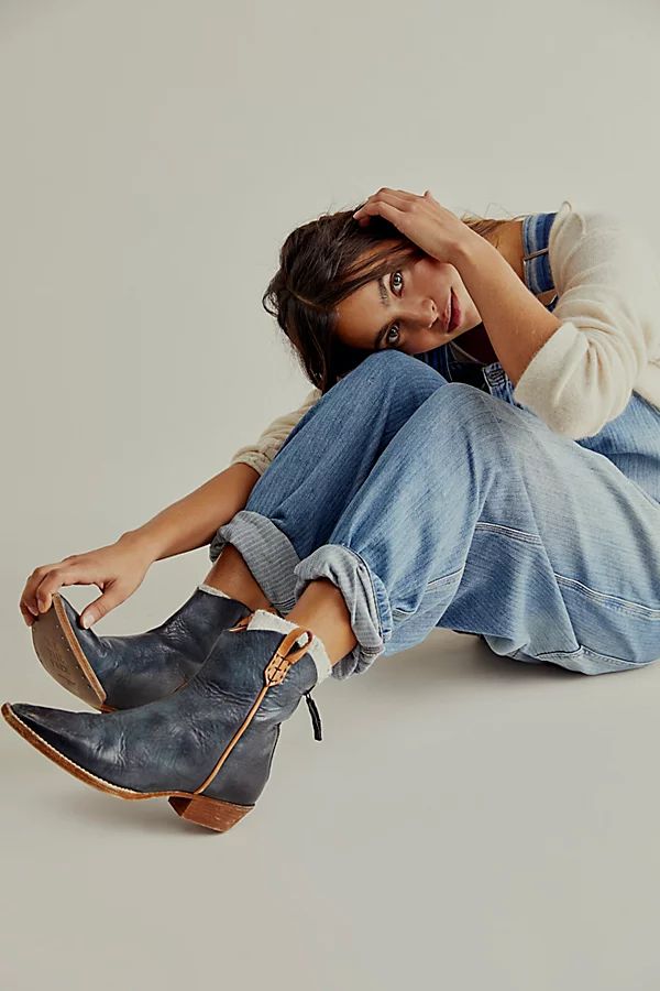 We The Free Wesley Ankle Boots by We The Free at Free People, Washed Black, EU 39 | Free People (Global - UK&FR Excluded)