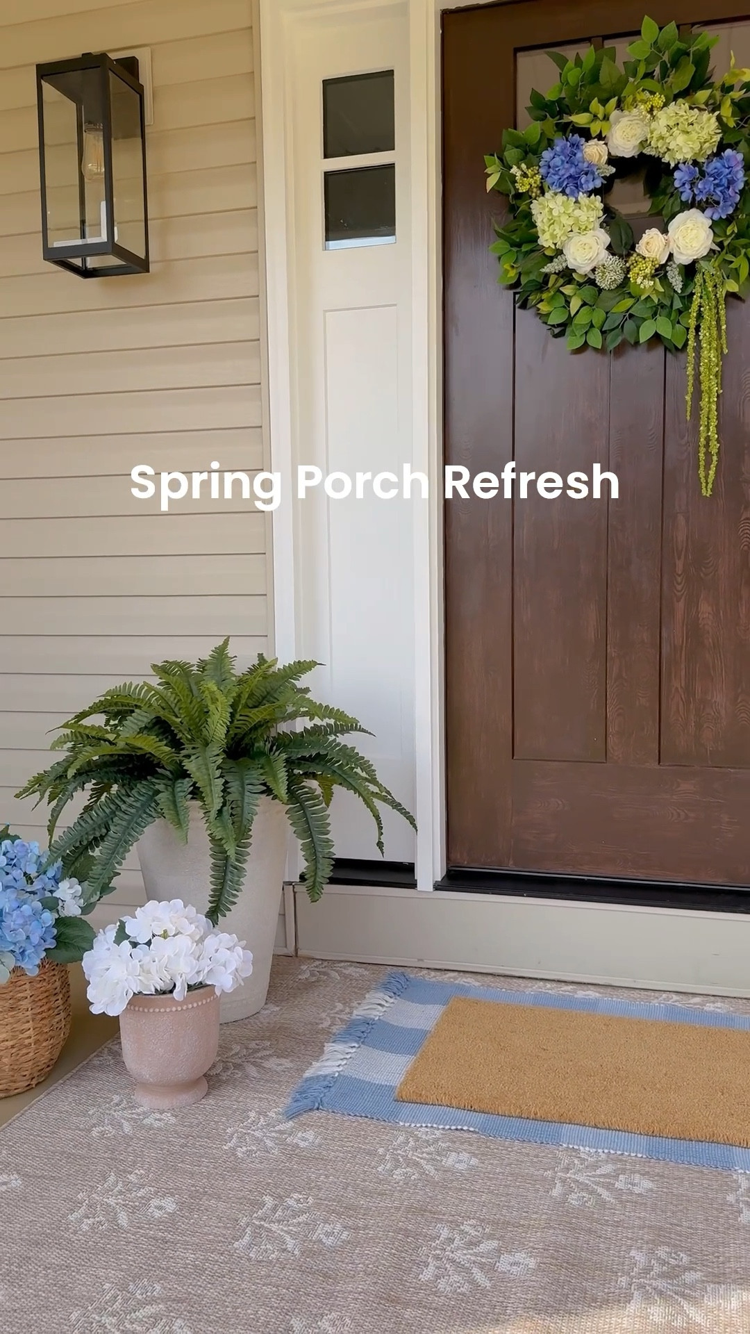 I’ve always been a huge fan of hydrangeas and the blue and white color scheme, I’m please to find so much of it lately. 💙🤍 I’m loving this refresh for my front porch. Spring is on the way! 


#LTKHome #LTKSeasonal
