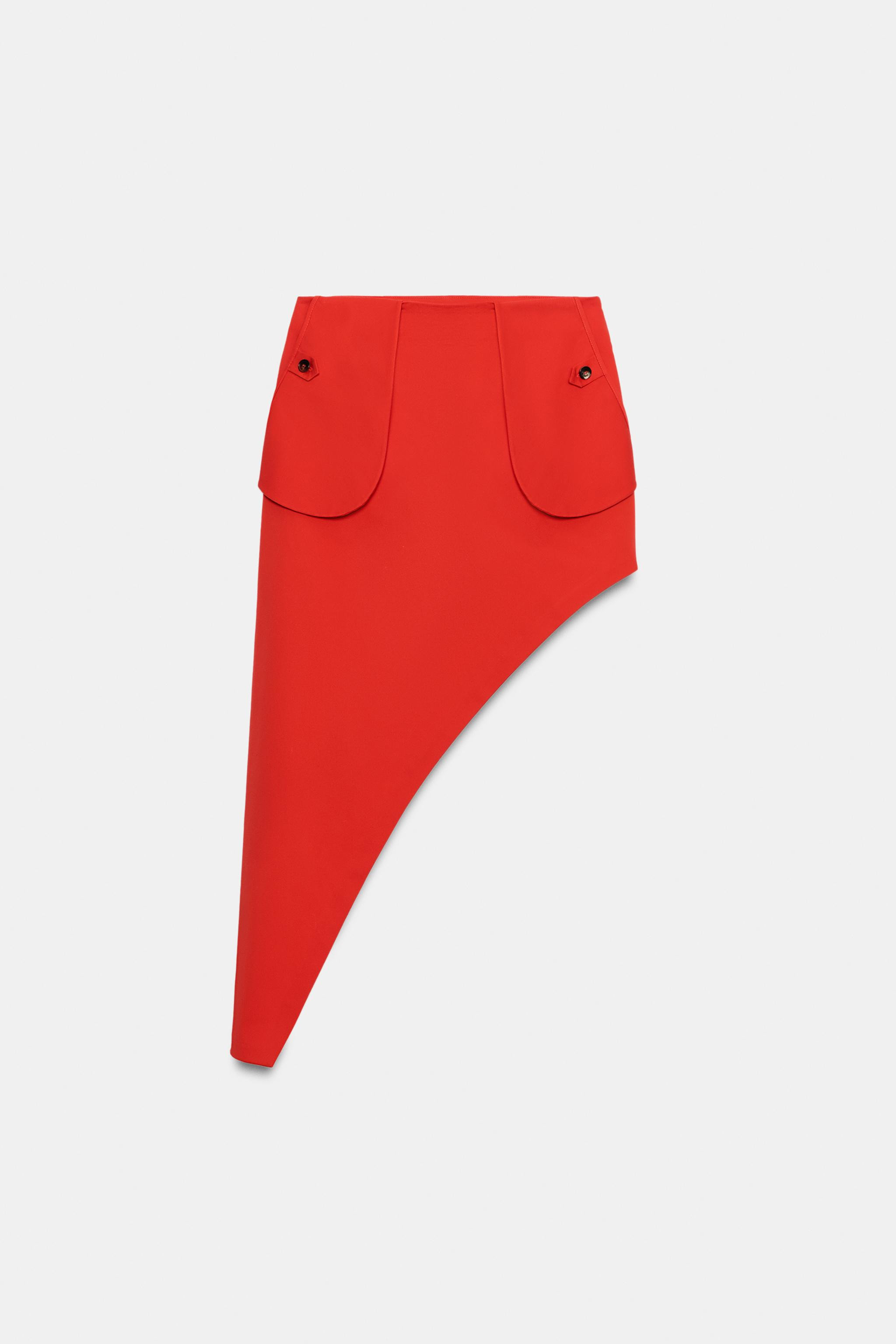 ASYMMETRIC POCKET SKIRT ZW COLLECTION | Zara US