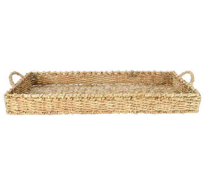 Catherine Wicker Tray | Pottery Barn (US)