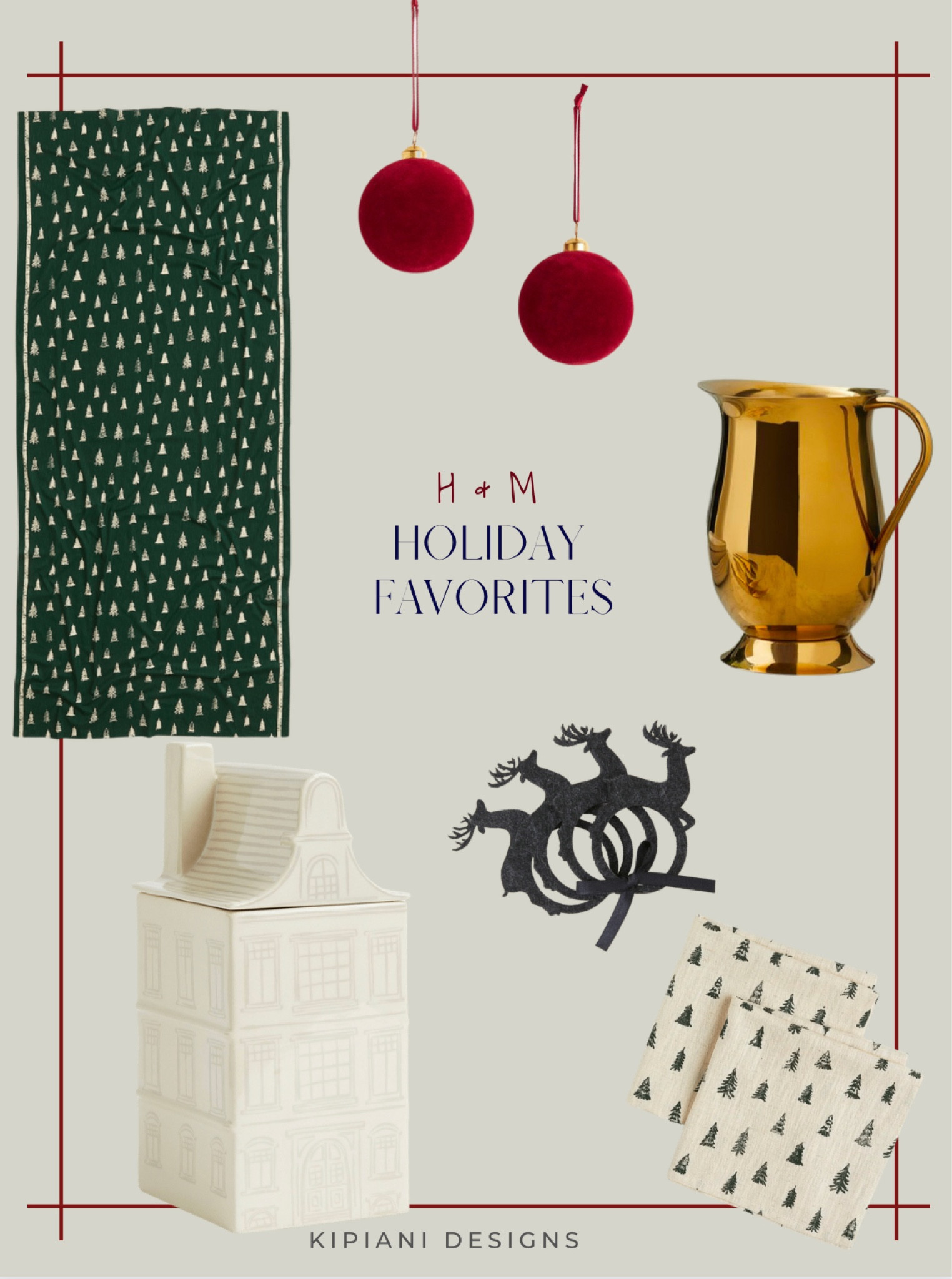H&M holiday favorite decor and hosting accessories and Christmas ornaments 

#LTKSeasonal #LTKHoliday #LTKhome