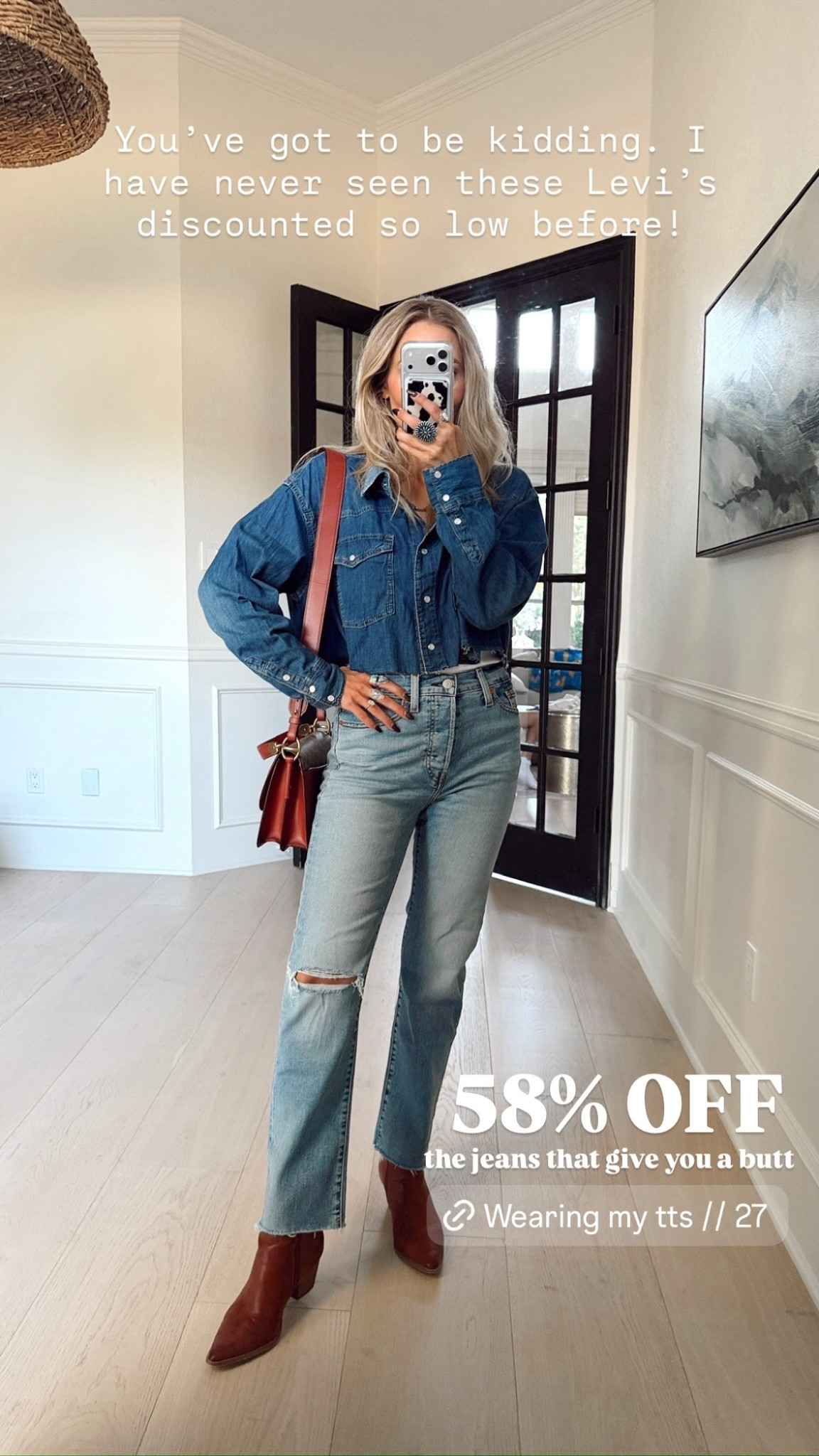 58% OFF You’ve got to be kidding. I have never seen these Levi’s discounted so low before! the jeans that give you a butt 🍑 

#LTKgrwm #LTKootd #LTKSaleAlert