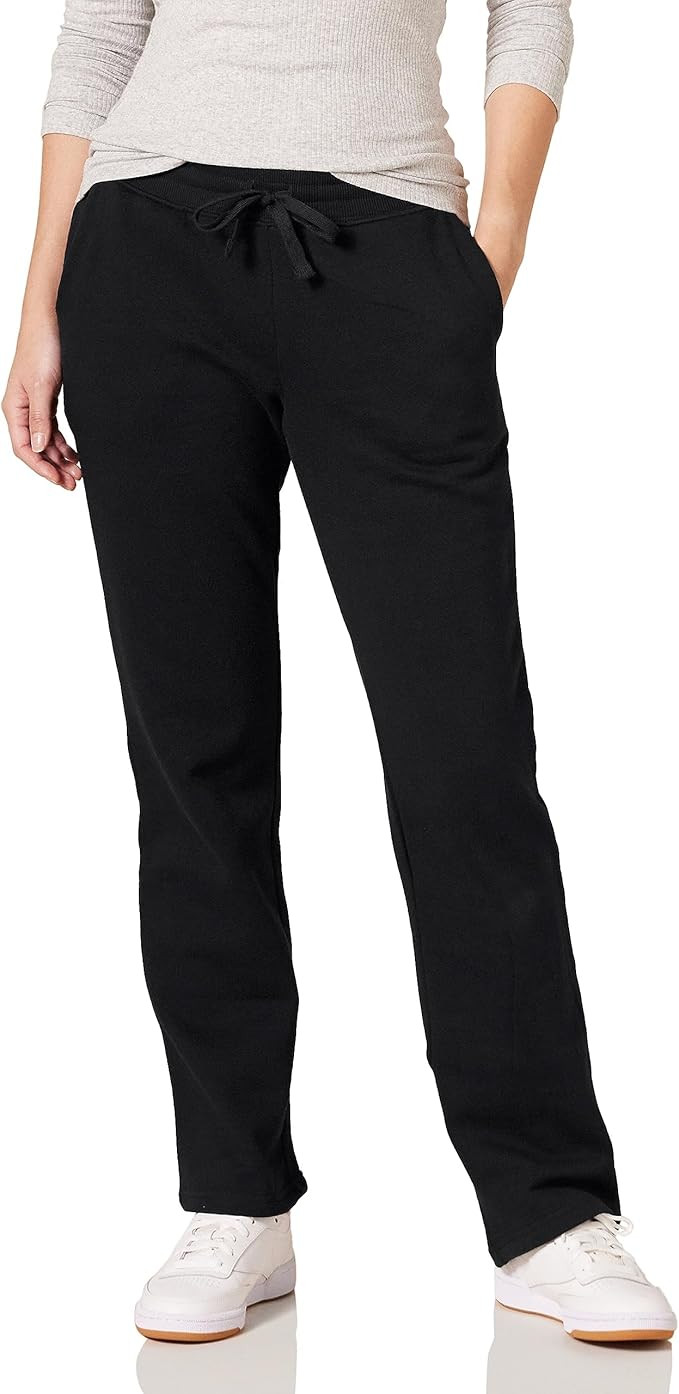 Amazon Essentials Women's Straight Leg Sweatpants with Drawstring for Women, Fleece - (Available ... | Amazon (US)