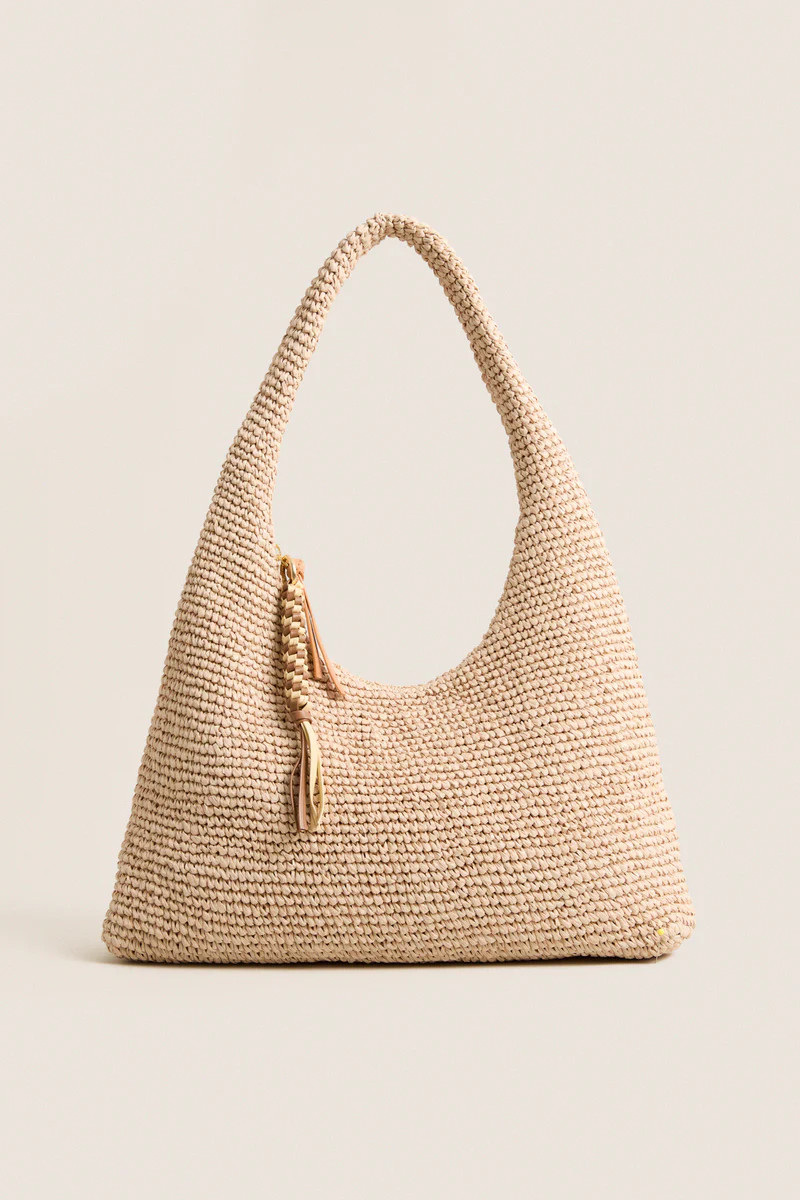 Natural Crochet Raffia Willow Tote Bag | Tuckernuck (US)