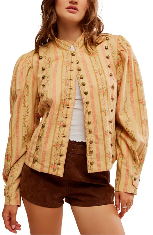 Free People Sorel Cottage Jacket in Golden Haze Combo at Nordstrom, Size X-Large | Nordstrom
