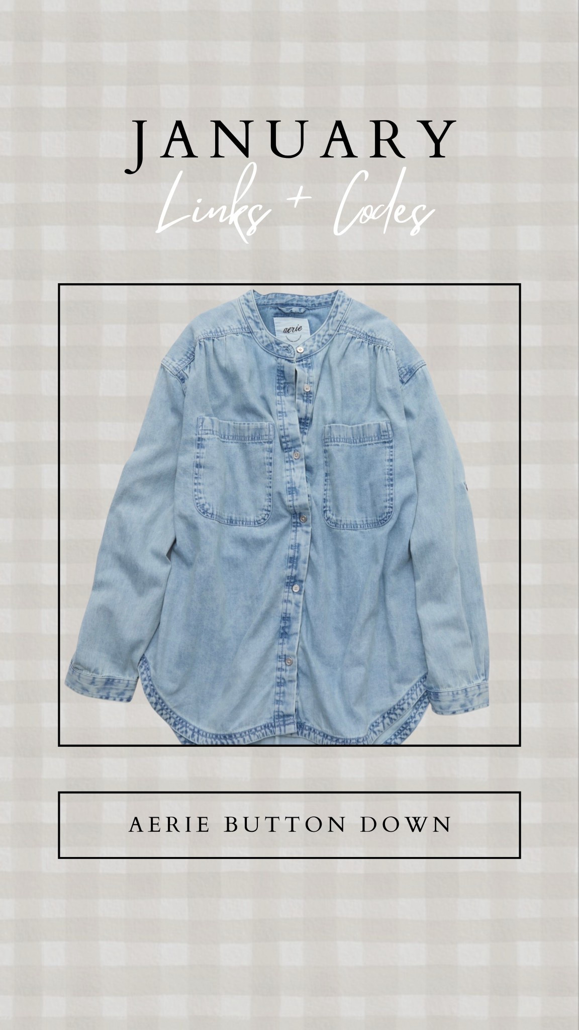 NEW at Aerie! The softest button down and it’s 50% off. Paired with my favorite legging for an easy postpartum outfit that is also breastfeeding friendly! 

Breastfeeding friendly 
Postpartum
Postpartum ootd
Aerie 
New at aerie
Spring ootd

#LTKootd #LTKSaleAlert #LTKmomlife